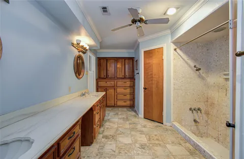 a view of a backyard of a house