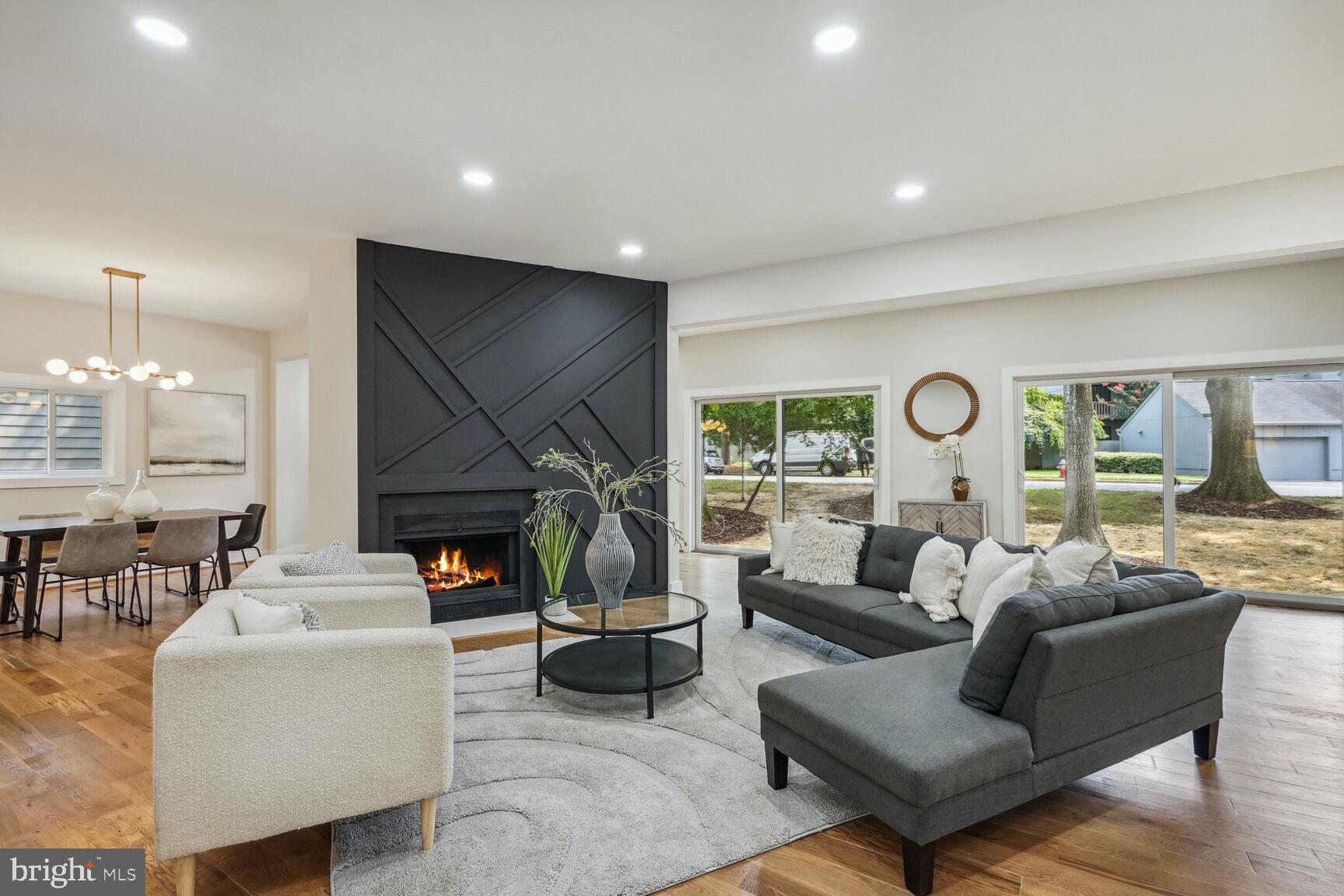 2215 Burgee Court Reston, VA 20191 - Photo 9 of 41 First floor open concept, wood burning fire place