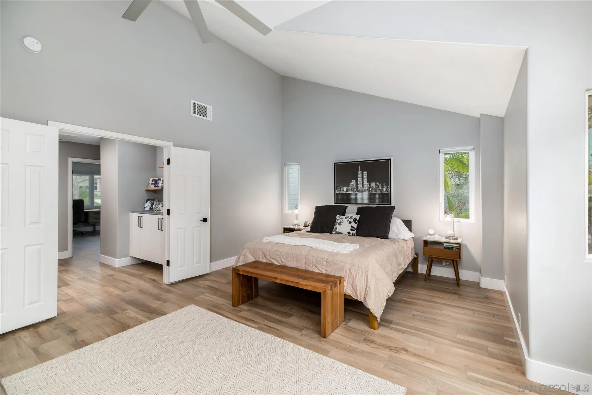 815 Marisa Lane Encinitas, CA 92024 - Photo 21 of 41 a bed room with a bed and a view of bedroom