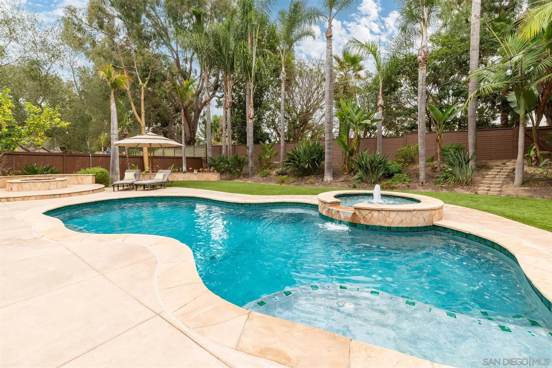 815 Marisa Lane Encinitas, CA 92024 - Photo 31 of 41 a view of a swimming pool with a patio
