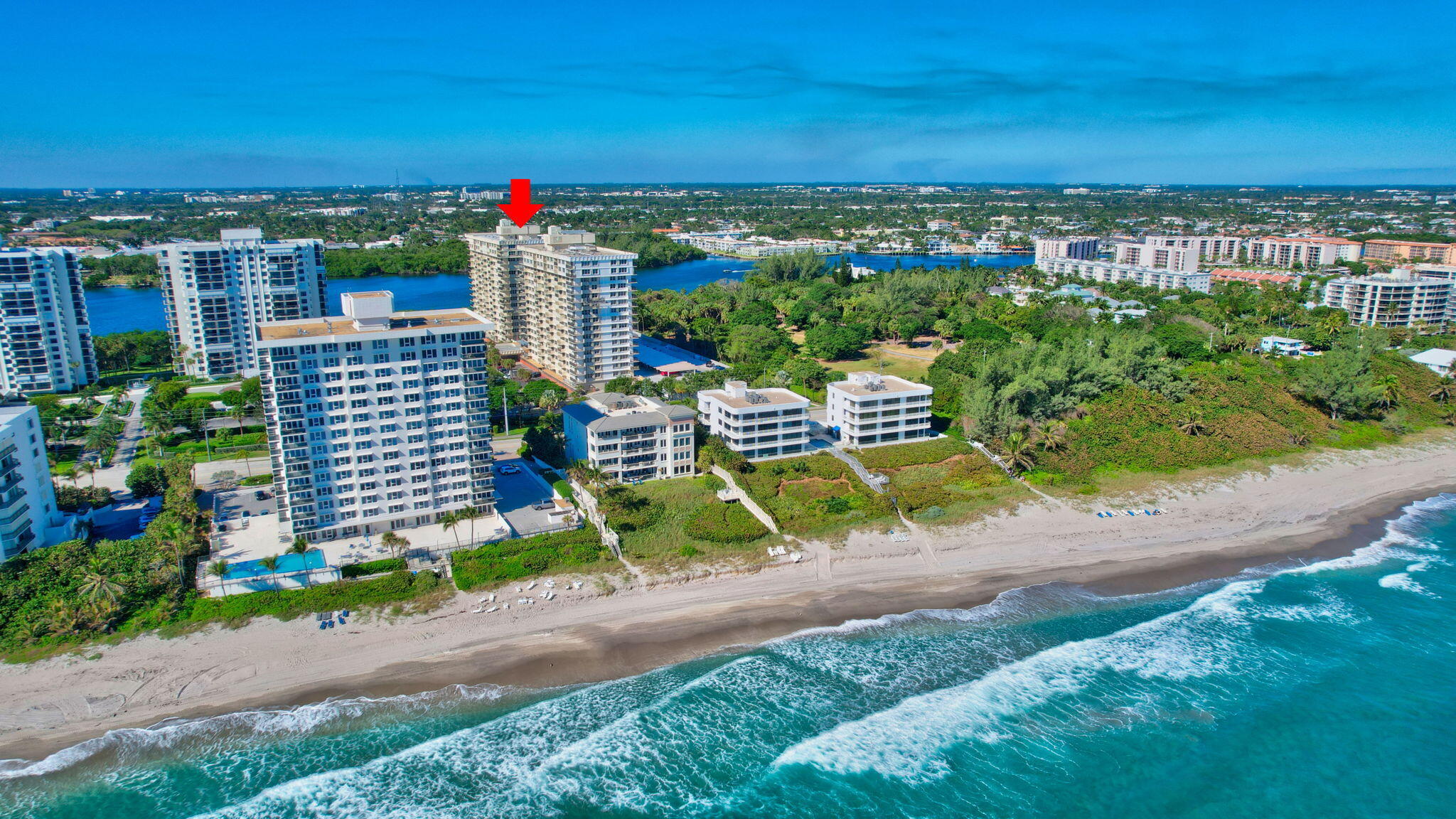 2121 North Ocean Boulevard, Unit 604W Boca Raton, FL 33431 - Photo 58 of 64 Boca Towers-Beach