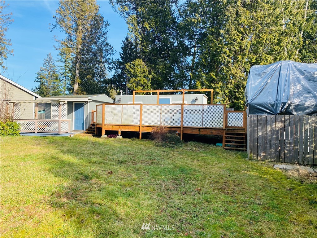 4558 Decatur Drive Ferndale, WA 98248 - Photo 4 of 20 a view of backyard with small cabin