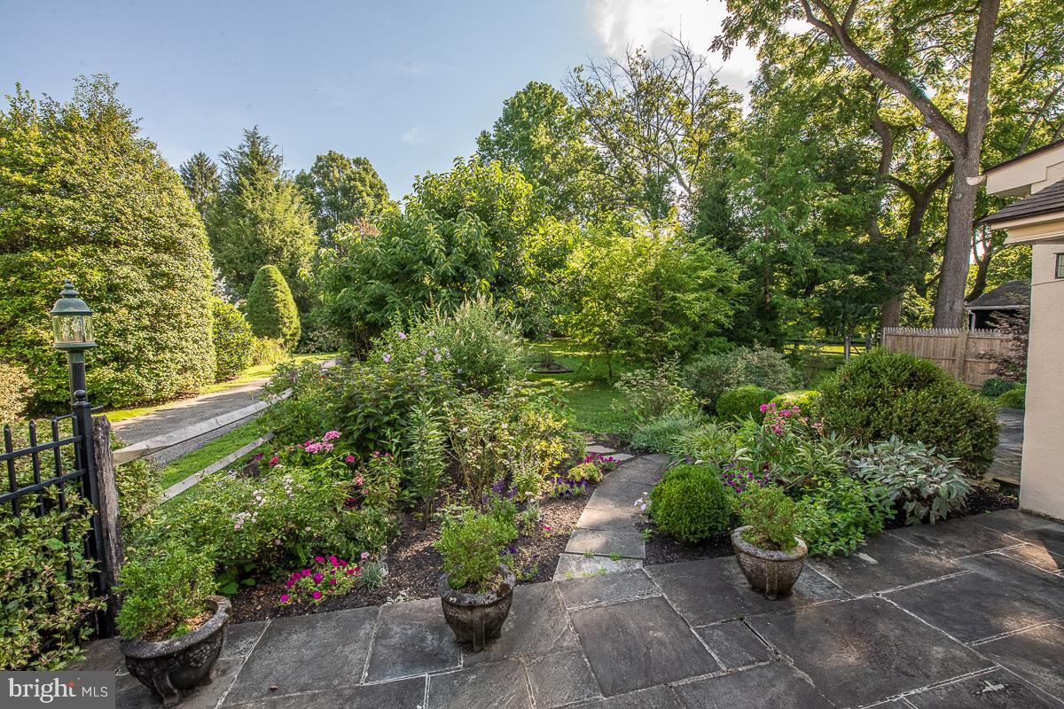933 Merion Square Road Gladwyne, PA 19035 - Photo 31 of 38 Gardens viewed from flagstone patio!