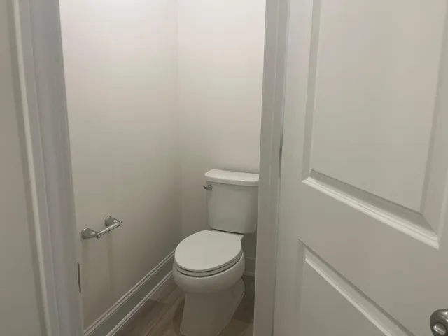 a bathroom with a toilet