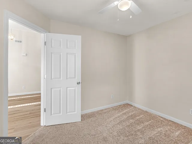 a view of empty room