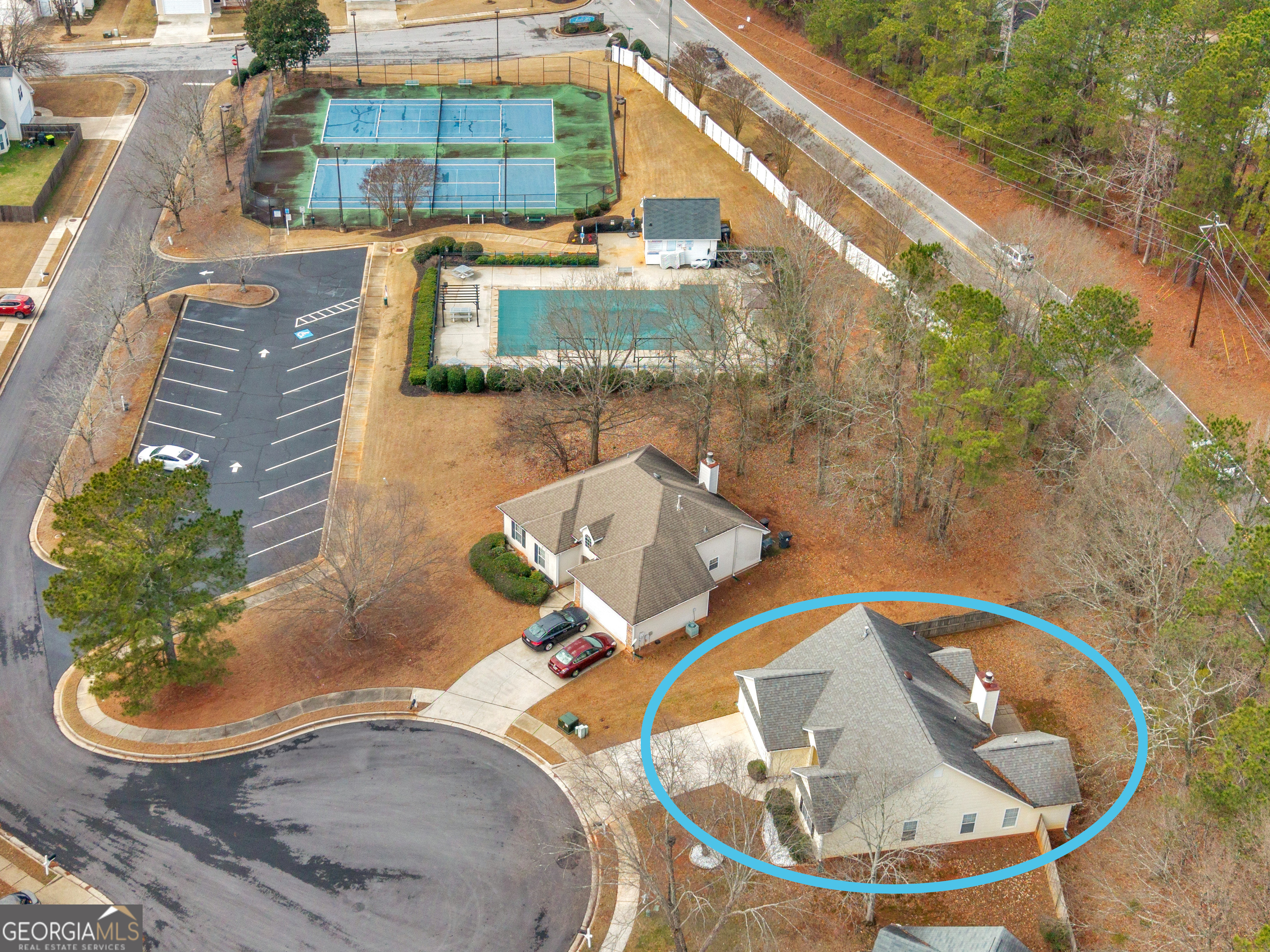 729 Old Stone Court Stockbridge, GA 30281 - Photo 42 of 47 a backyard of a house with outdoor seating