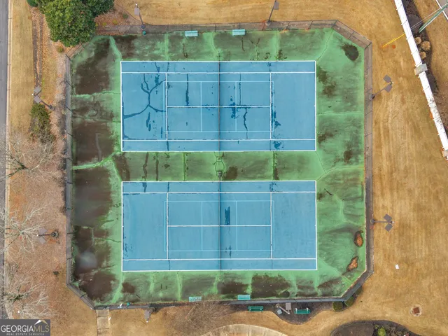 a view of wooden fence