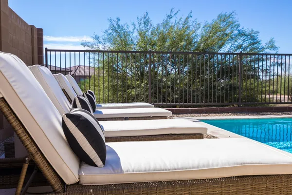 a view of balcony with wooden floor