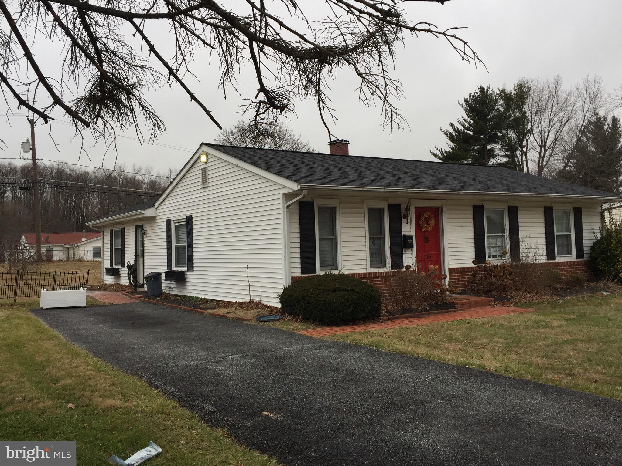 335 Walgrove Road Reisterstown, MD 21136 - Photo 7 of 10 Front/Side of house & Asphalt Driveway