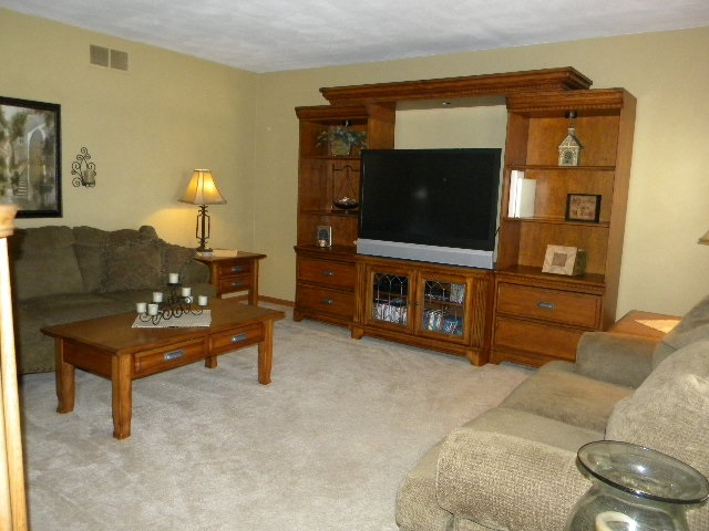 10745 Chicory Ridge Way Roscoe, IL 61073 - Photo 4 of 25 a living room with furniture and a flat screen tv