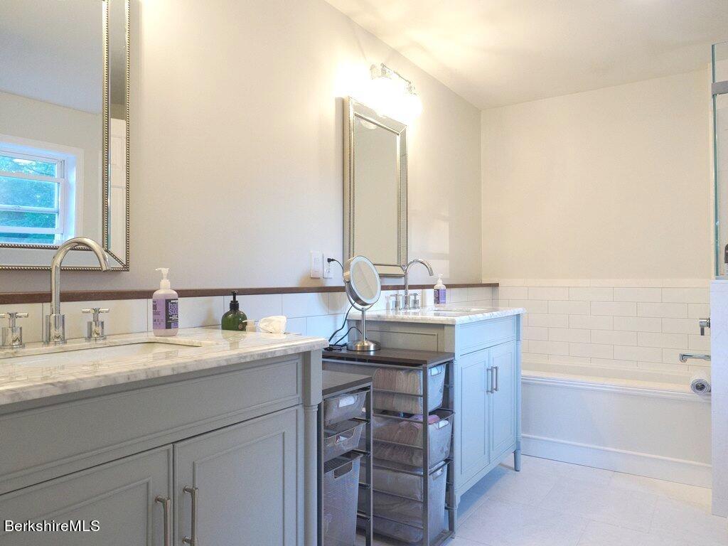 664 Main Road Monterey, MA 01245 - Photo 13 of 19 a bathroom with a sink and a mirror