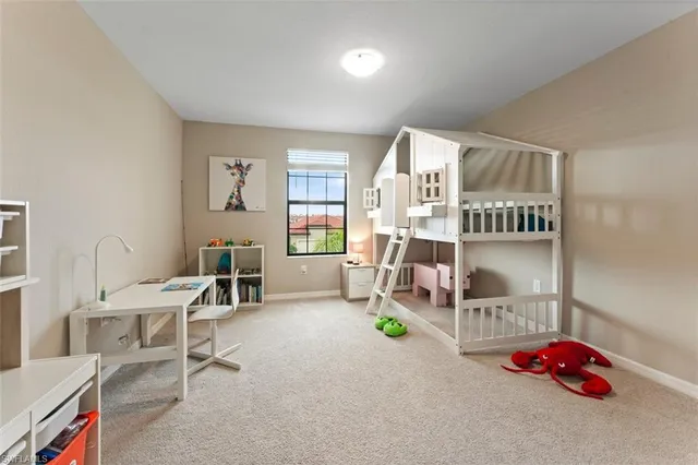 a workspace with furniture and toys