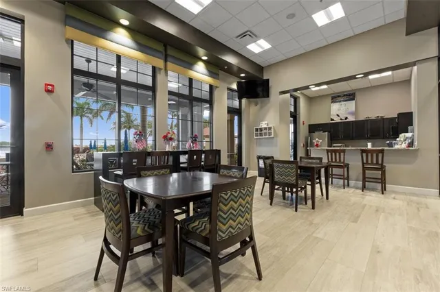 a room with gym equipment