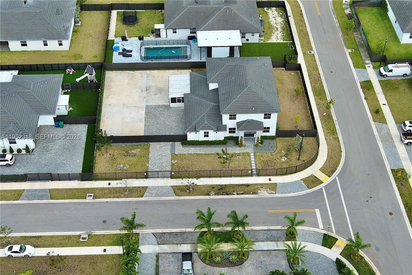 16925 Southwest 289th Terrace Homestead, FL 33033 - Photo 58 of 58 an aerial view of a house with swimming pool