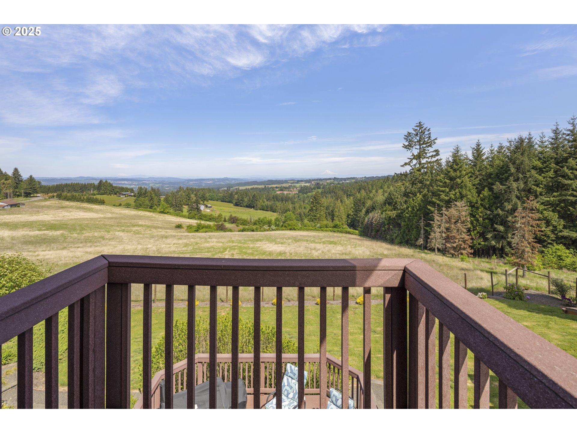 21250 Southwest Jaquith Road Newberg, OR 97132 - Photo 31 of 48 a balcony view with an outdoor space and seating