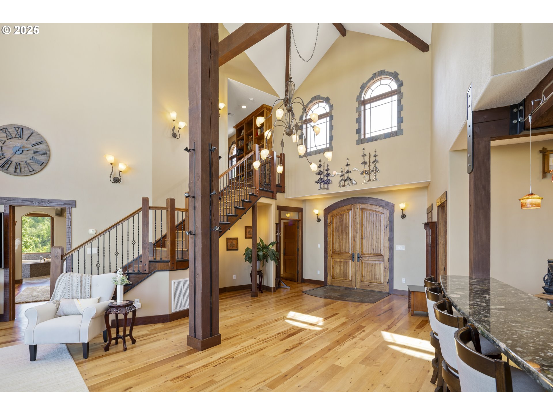 21250 Southwest Jaquith Road Newberg, OR 97132 - Photo 8 of 48 a living room with fireplace furniture and a window