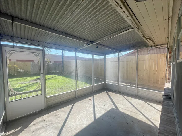 a house view with a outdoor space