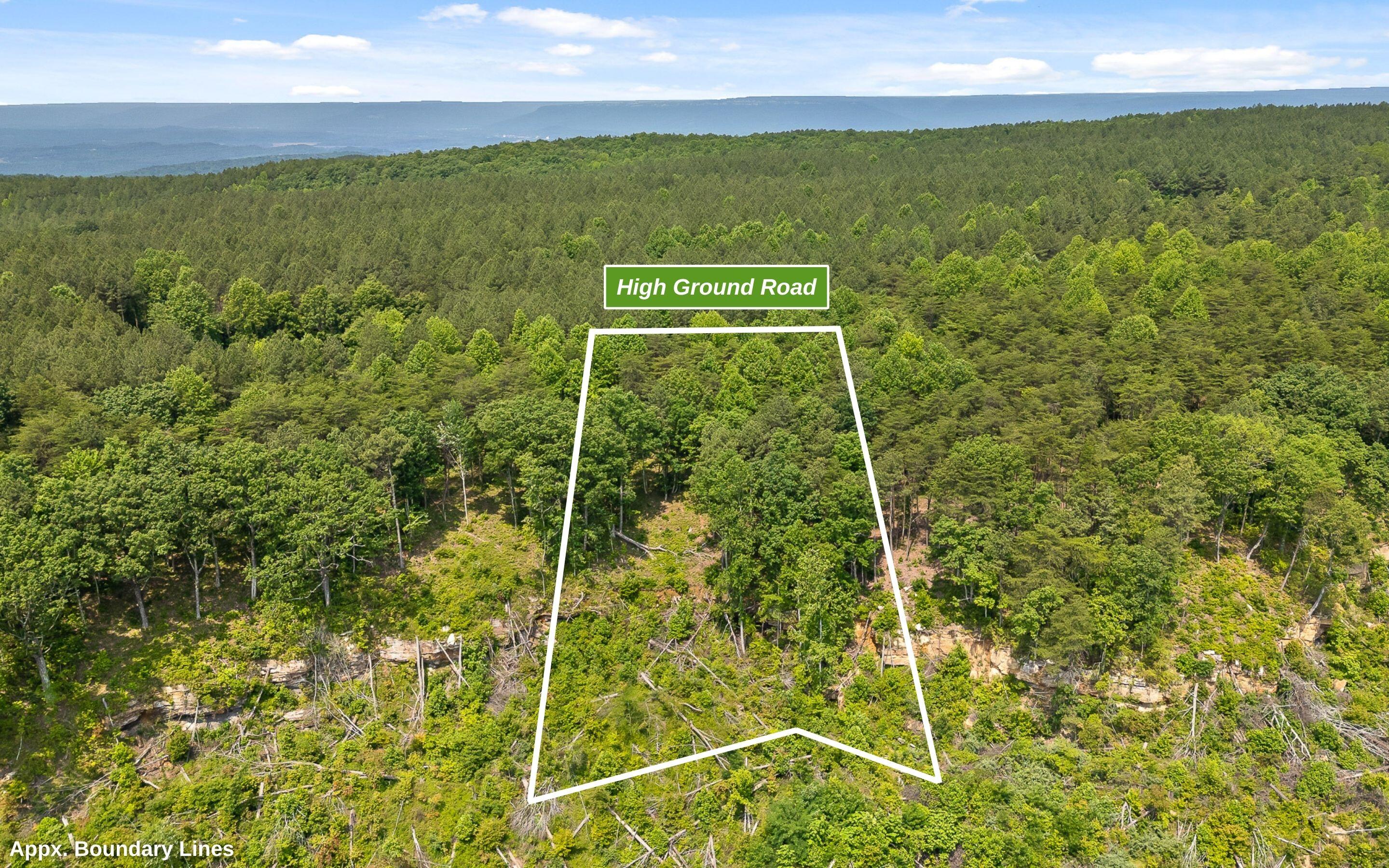 Lot 2222 High Ground Road Guild, TN 37340 - Photo 26 of 33 Aerial of Property Lines