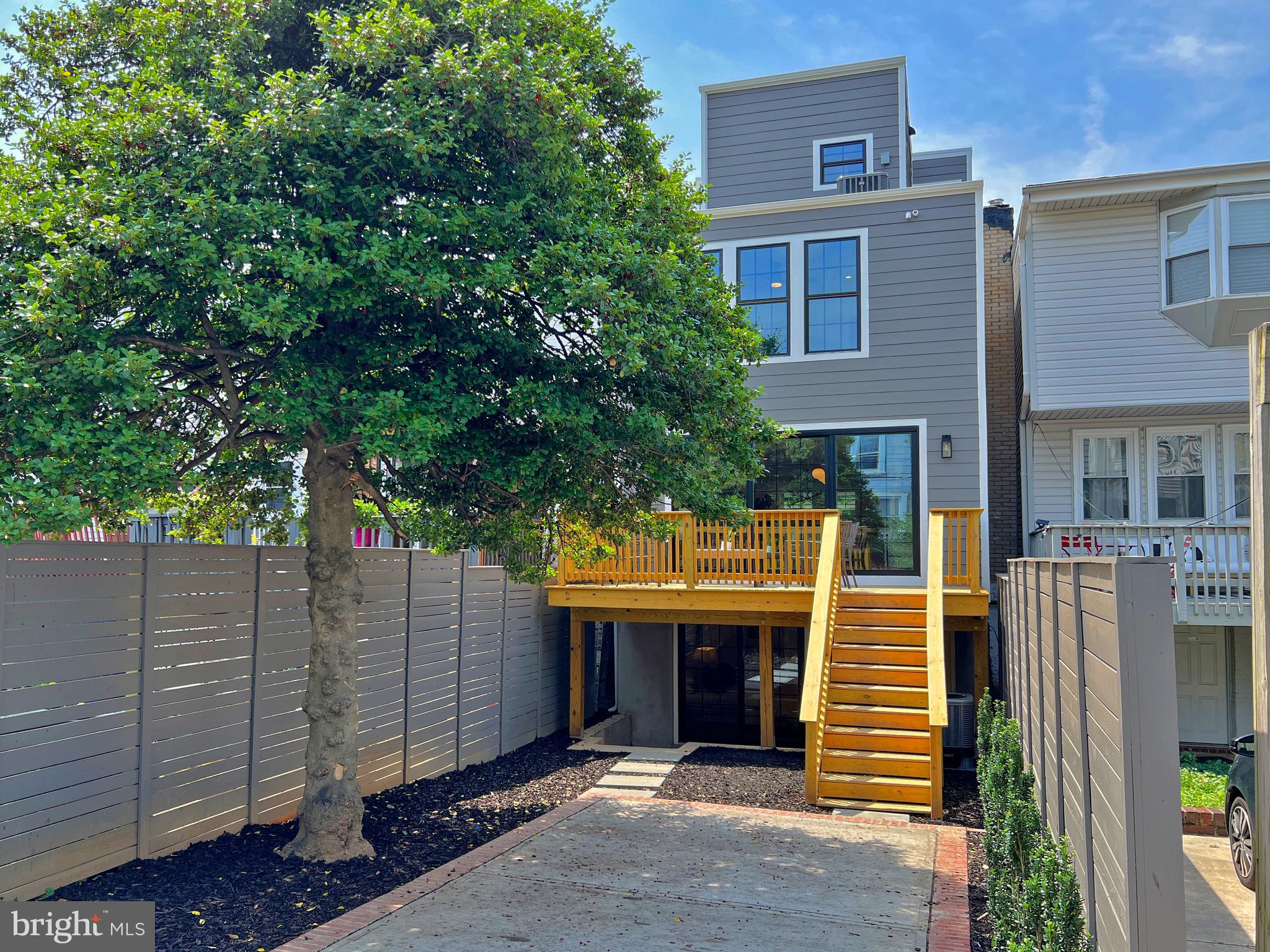 829 Decatur Street Northwest Washington, DC 20011 - Photo 34 of 42 Private deck w/ access private off-street parking