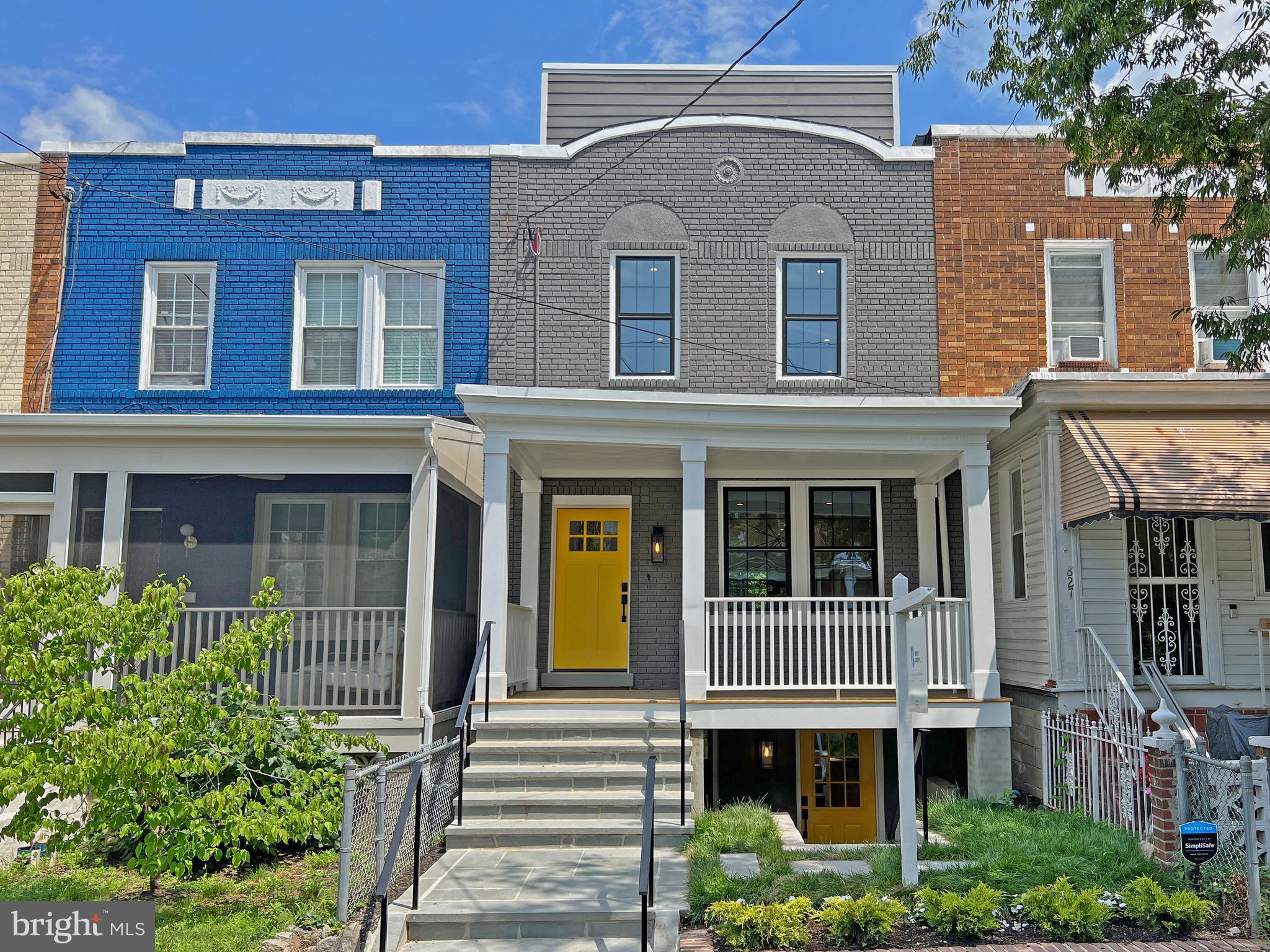 829 Decatur Street Northwest Washington, DC 20011 - Photo 35 of 42 Great curb appeal! New door w/ electronic lock