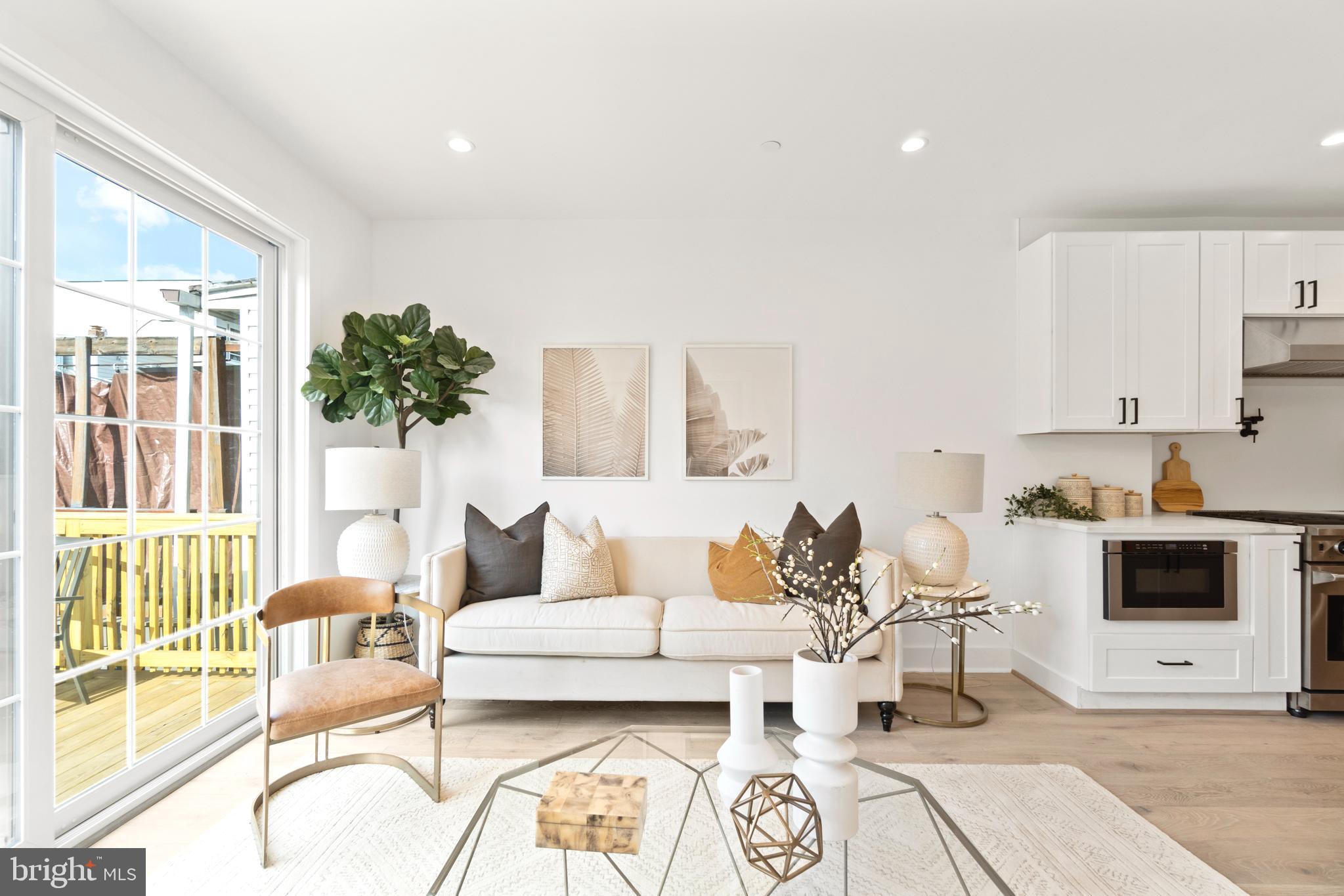 829 Decatur Street Northwest Washington, DC 20011 - Photo 9 of 42 Easy access to private deck, backyard & parking