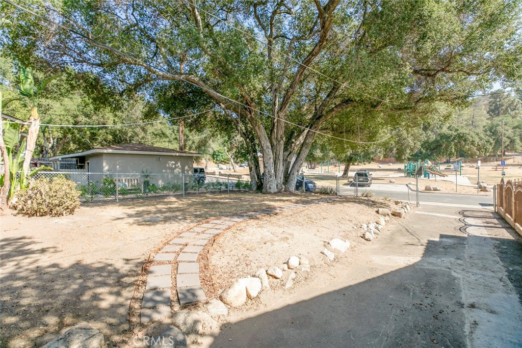 7553 McGroarty Street Tujunga, CA 91042 - Photo 28 of 38 a view of yard covered with snow in center