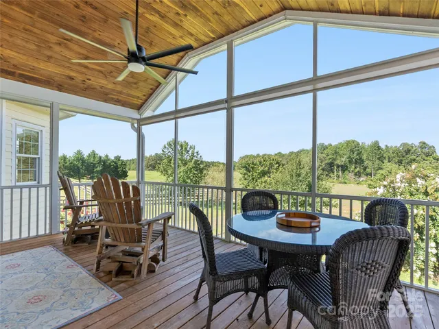 a view of an outdoor seating area