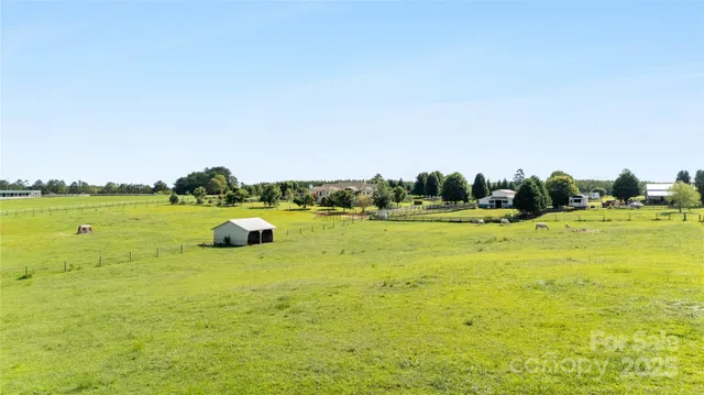 a view of a lake with houses