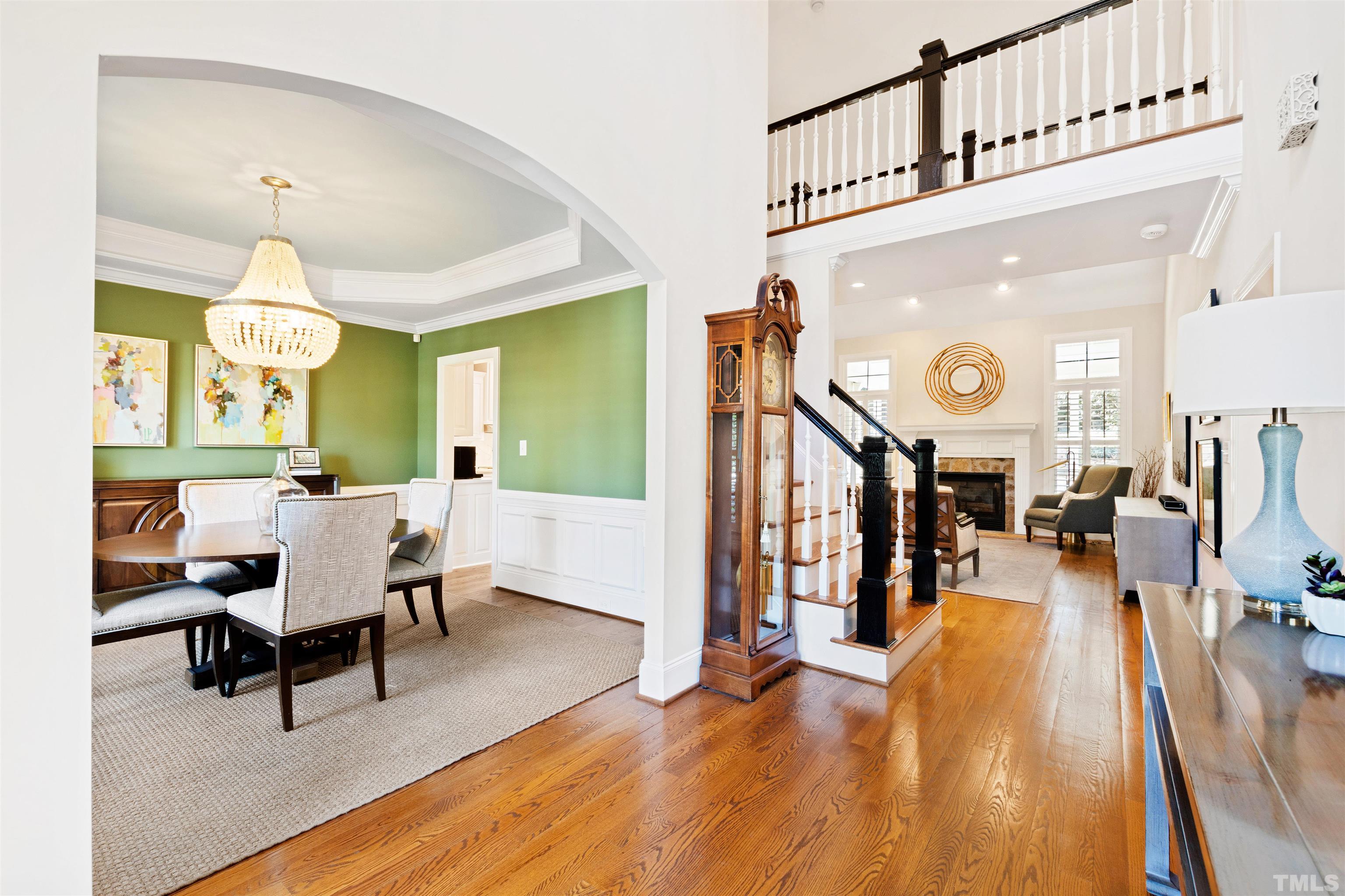 761 Wimbleton Drive Raleigh, NC 27609 - Photo 15 of 70 a living room with furniture and a wooden floor