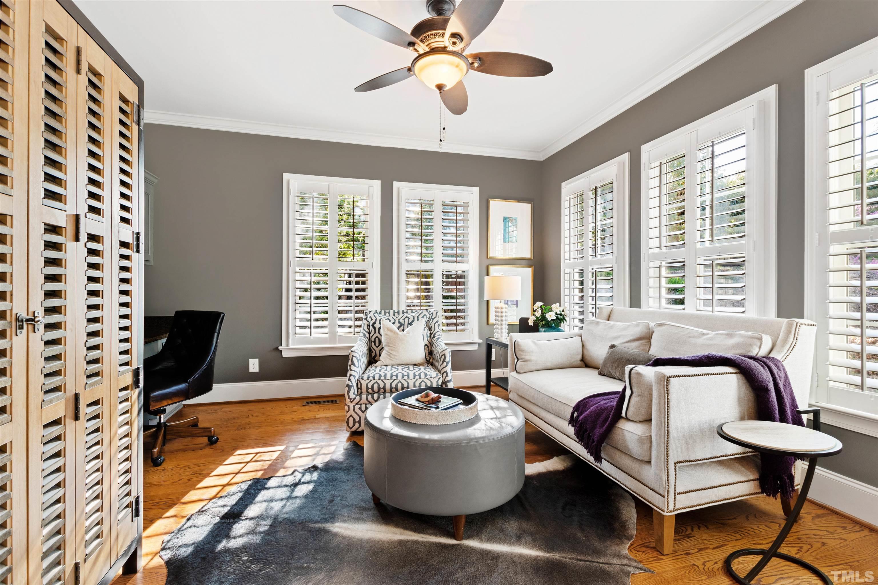 761 Wimbleton Drive Raleigh, NC 27609 - Photo 6 of 70 a living room with furniture and a large window
