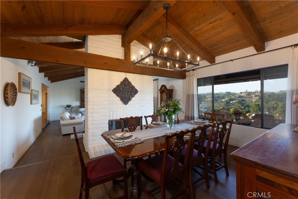 2509 Valerie Drive Fallbrook, CA 92028 - Photo 17 of 70 a view of a dining room with furniture window and outside view