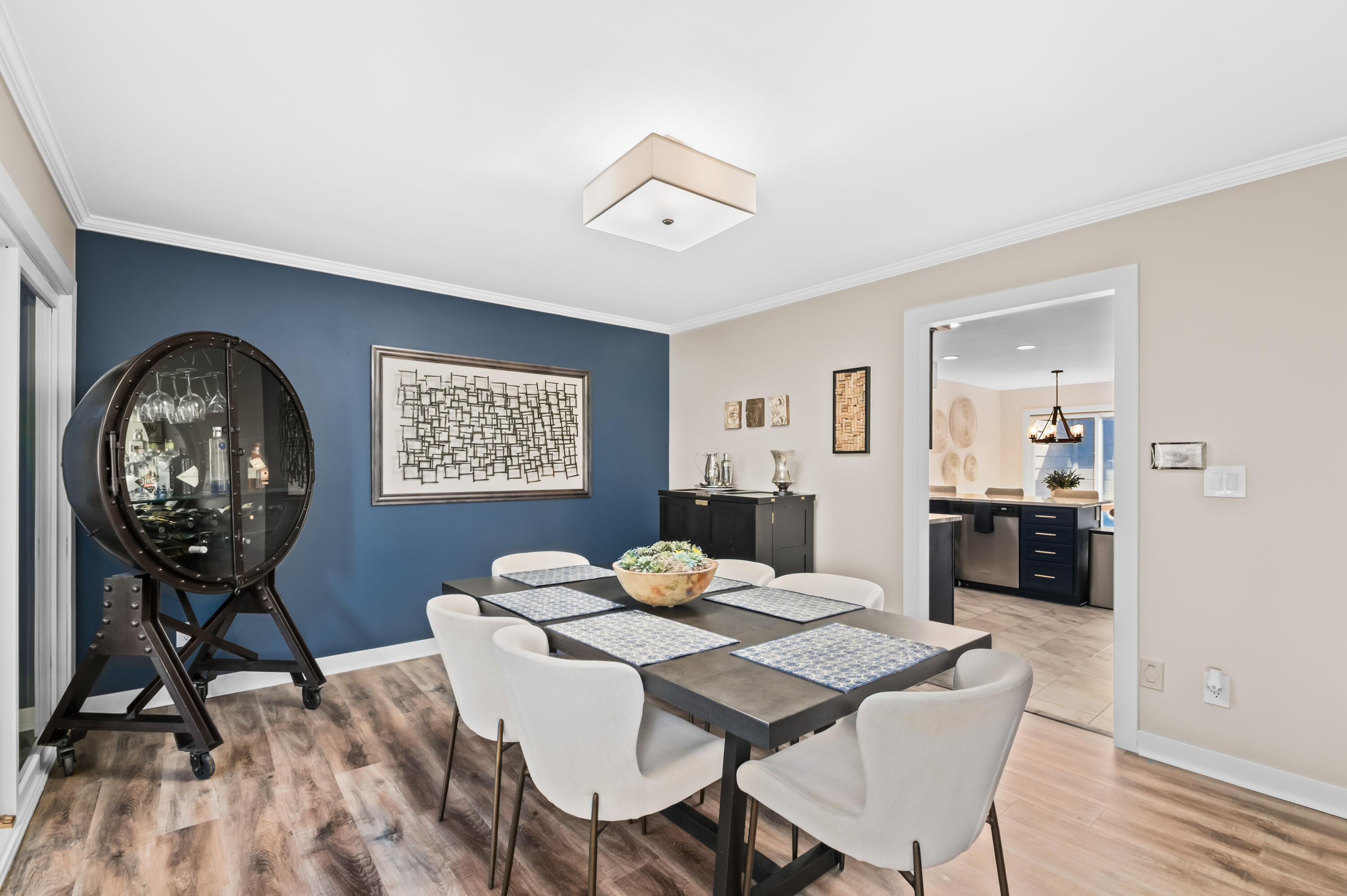 345 Elm Grove Road, Unit B Brookfield, WI 53005 - Photo 9 of 43 Dining Area With Luxury Vinyl Plank Flooring!