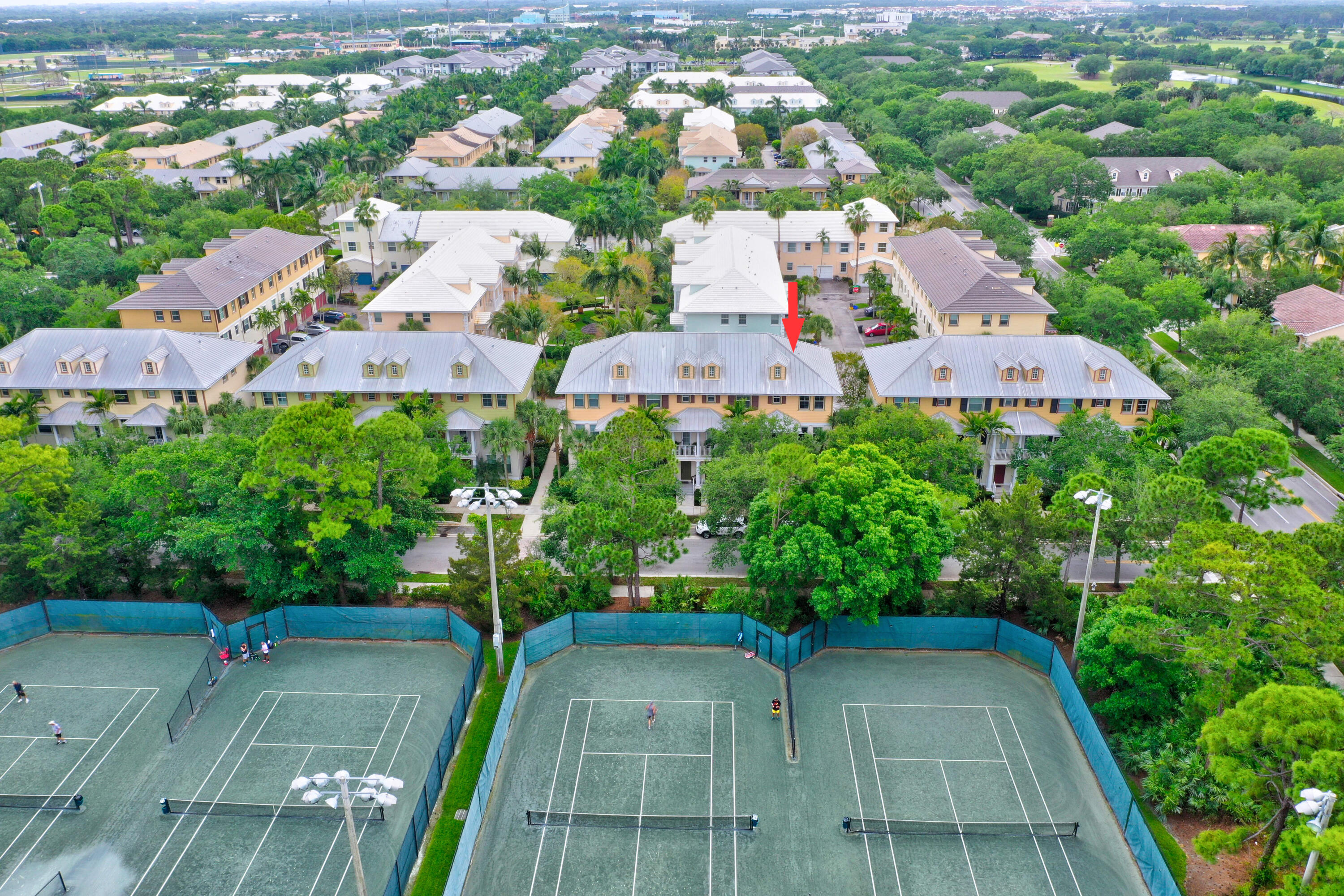 1582 Grande Cull Way Jupiter, FL 33458 - Photo 46 of 75 an aerial view of residential houses with outdoor space and street view