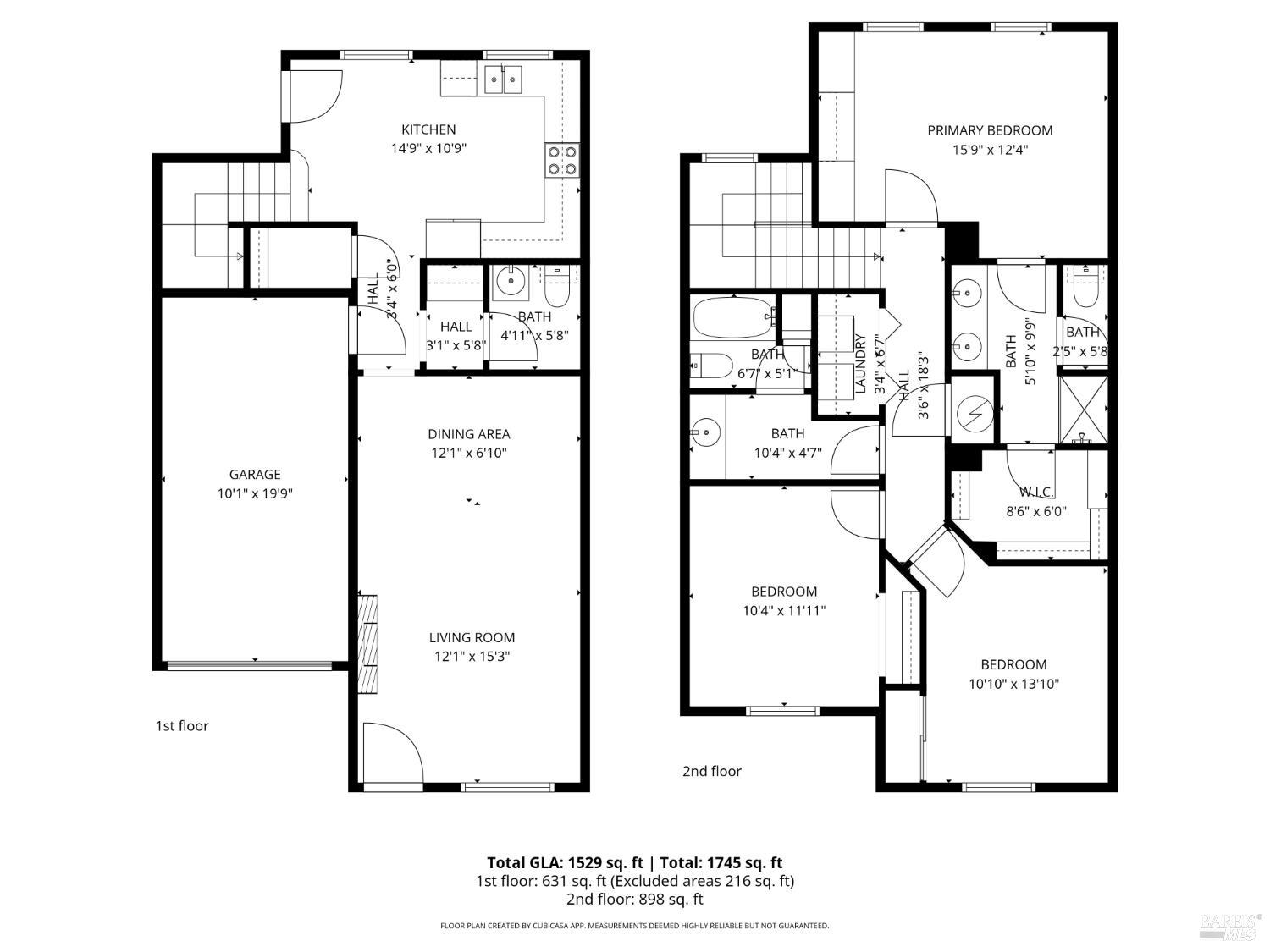 2084 Cooper Drive Santa Rosa, CA 95404 - Photo 37 of 37 Floor plan.