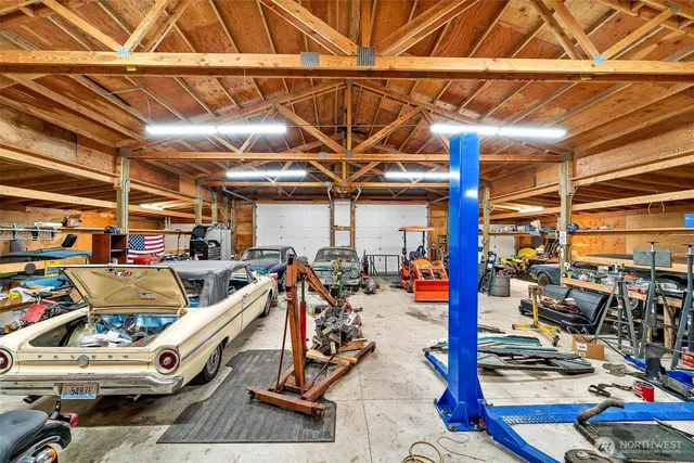 a view of a storage in a room