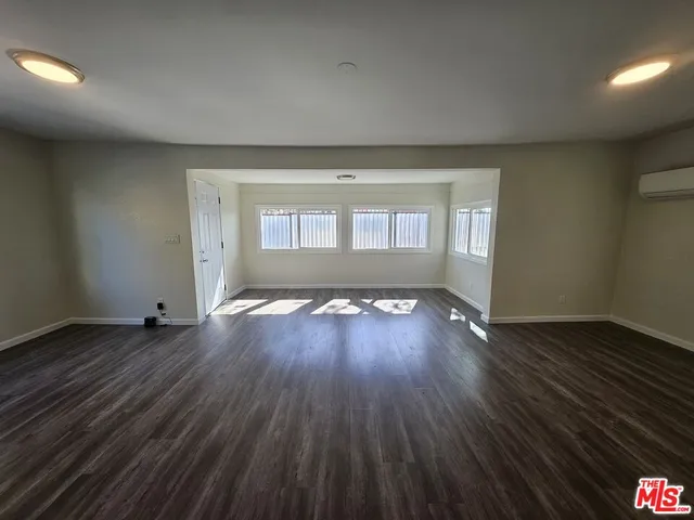 a balcony view with a fireplace