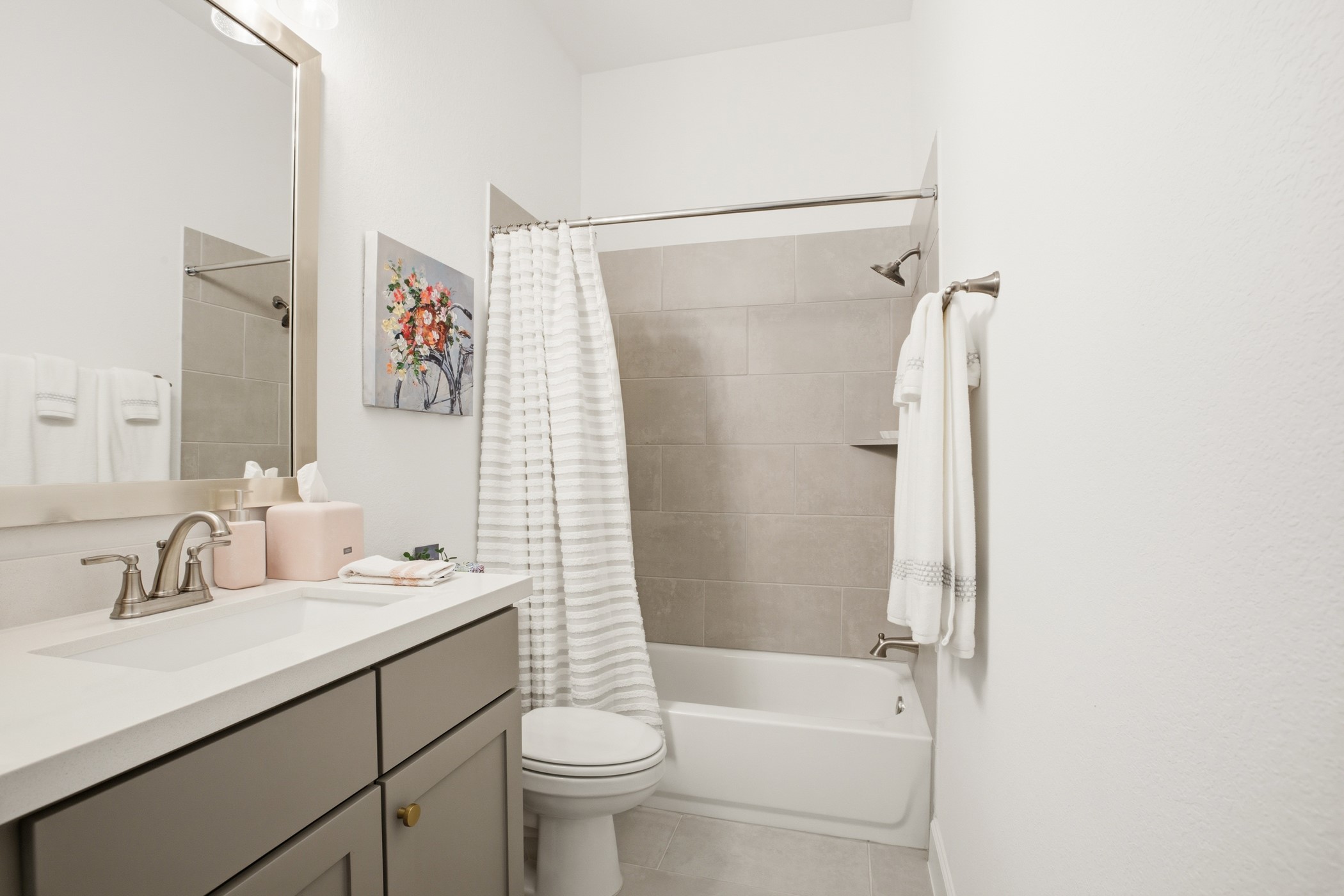 5422 Farm Hill Way Fulshear, TX 77406 - Photo 32 of 50 a bathroom with a sink a toilet and shower
