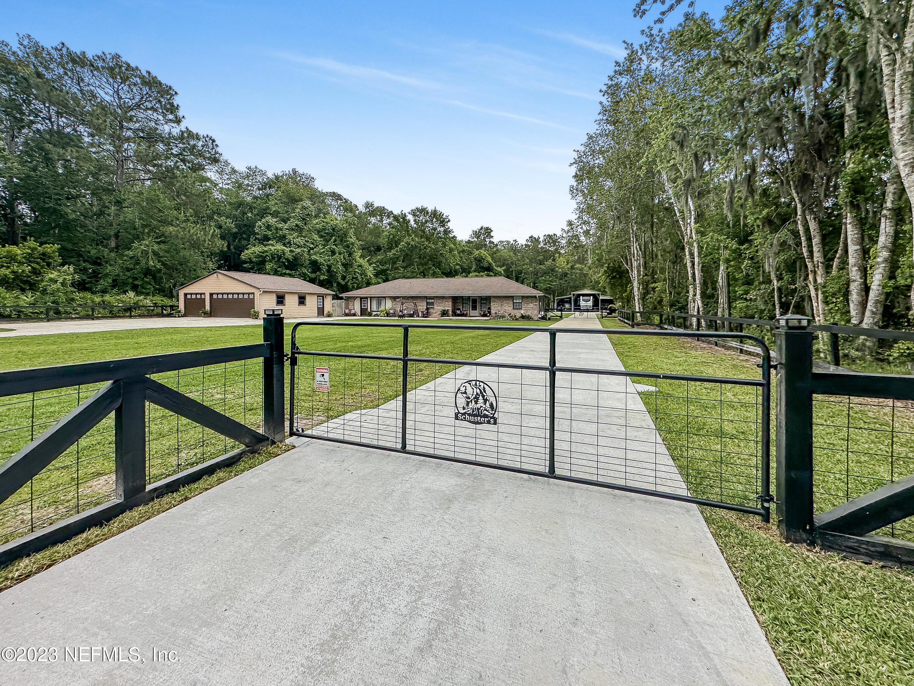 1645 Lightsey Road St. Augustine, FL 32084 - Photo 33 of 40 Cattle Gate