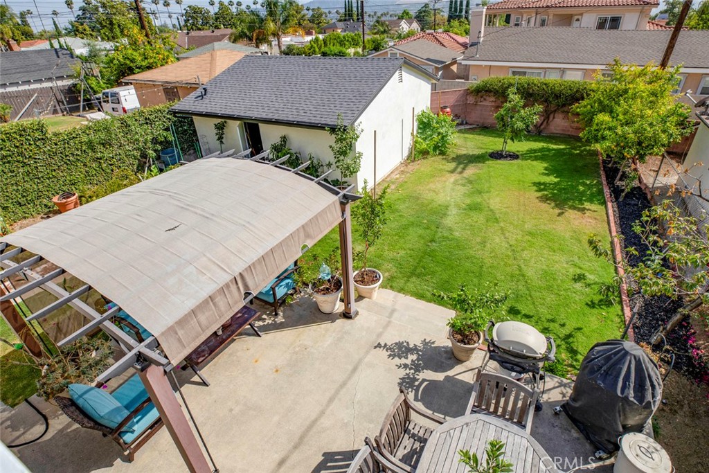 1748 Bel Aire Drive Glendale, CA 91201 - Photo 26 of 51 an aerial view of a house with garden space and patio