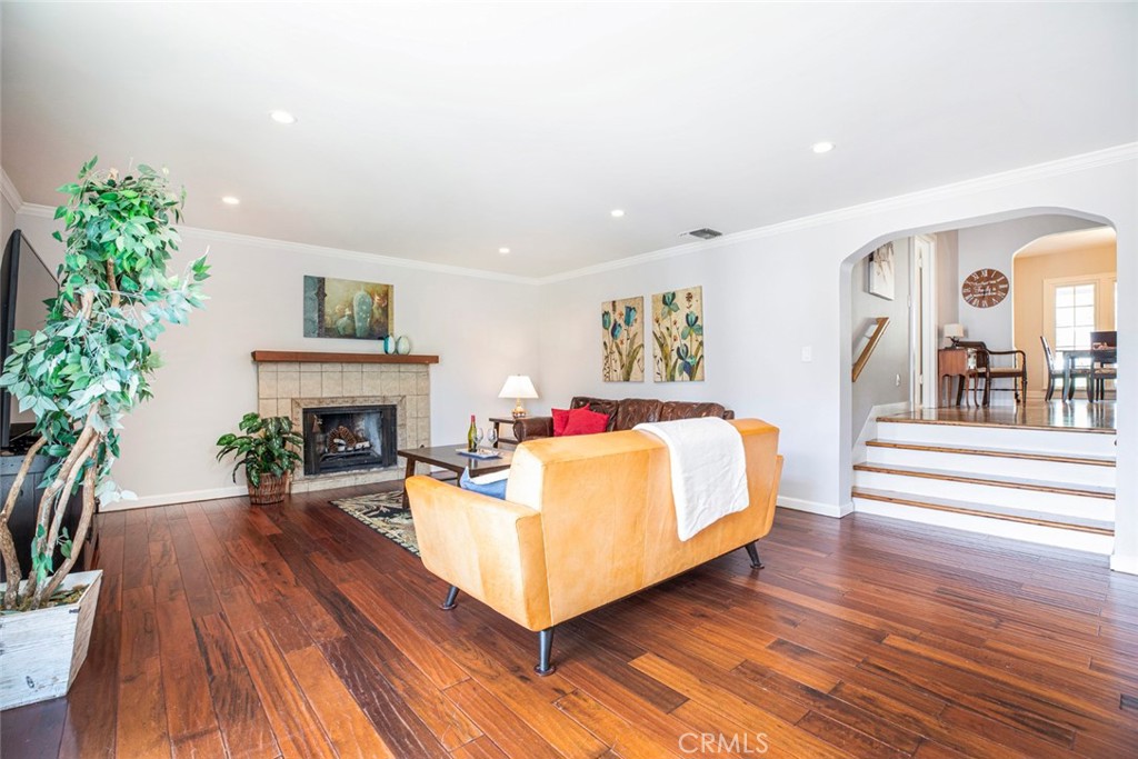 1748 Bel Aire Drive Glendale, CA 91201 - Photo 31 of 51 a bed room with a bed and a fireplace