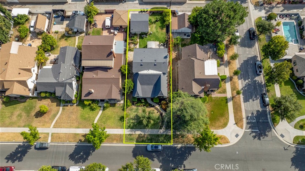 1748 Bel Aire Drive Glendale, CA 91201 - Photo 46 of 51 an aerial view of residential houses with outdoor space