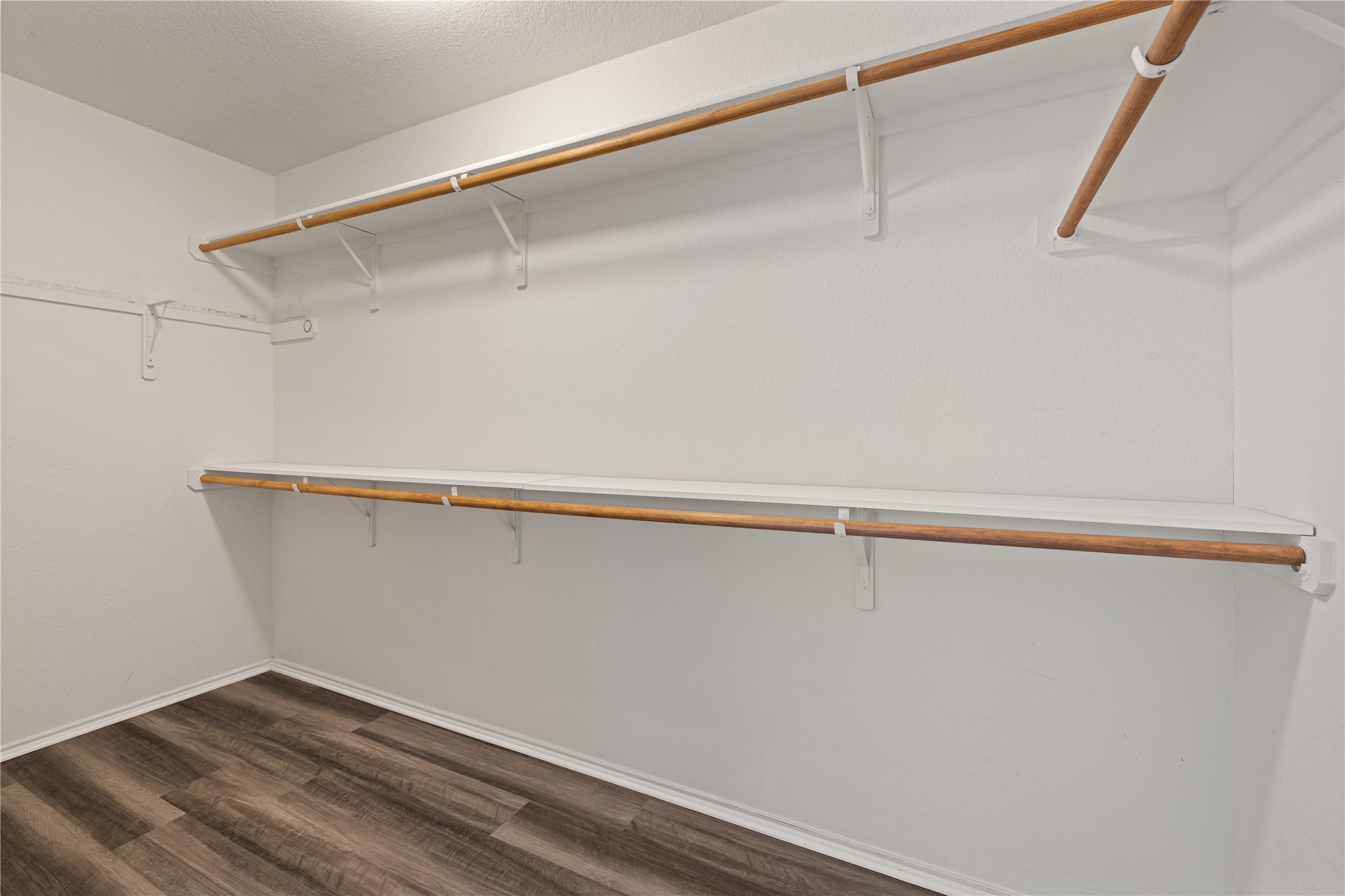 20105 Harrier Flight Trail Pflugerville, TX 78660 - Photo 17 of 35 Walk in closet featuring dark wood-style flooring