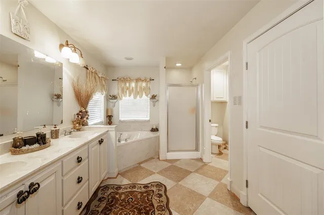 a outdoor space with lots of tables and chairs