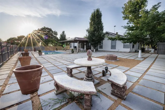 a view of a car in garage