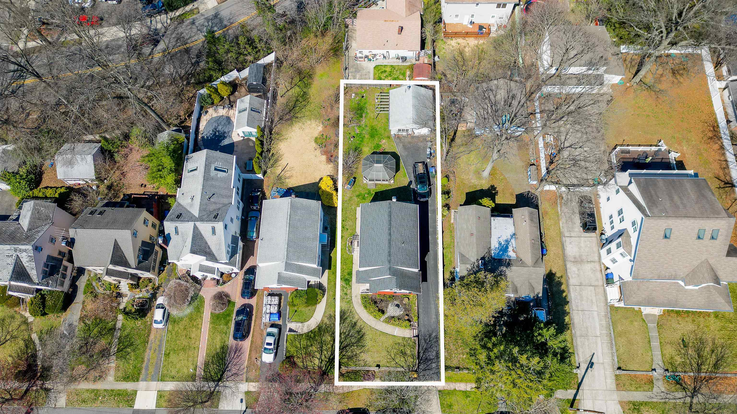 238 Springfield Avenue, Unit 2 Rutherford, NJ 07070 - Photo 15 of 21 an aerial view of residential building with parking