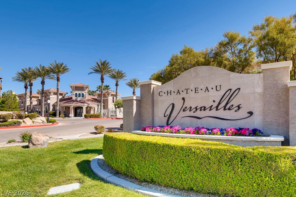 10550 West Alexander Road, Unit 1108 Las Vegas, NV 89129 - Photo 17 of 29 Chateau Versailles Community, front entrance into gated community