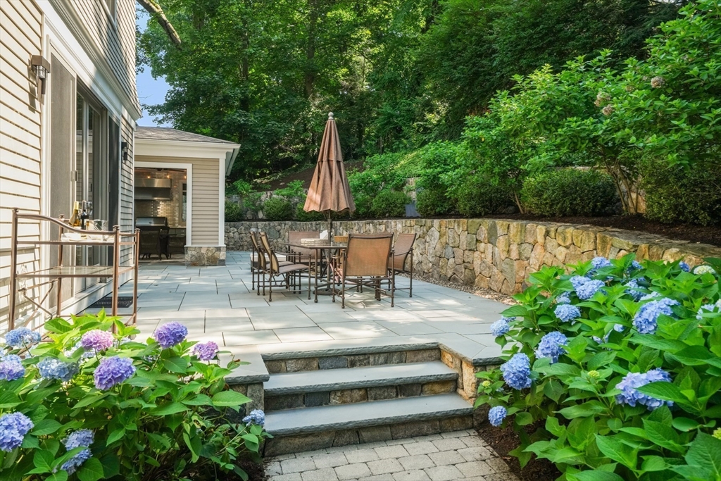8 Sherburne Road Lexington, MA 02421 - Photo 32 of 35 a view of yard with swimming pool and sitting area