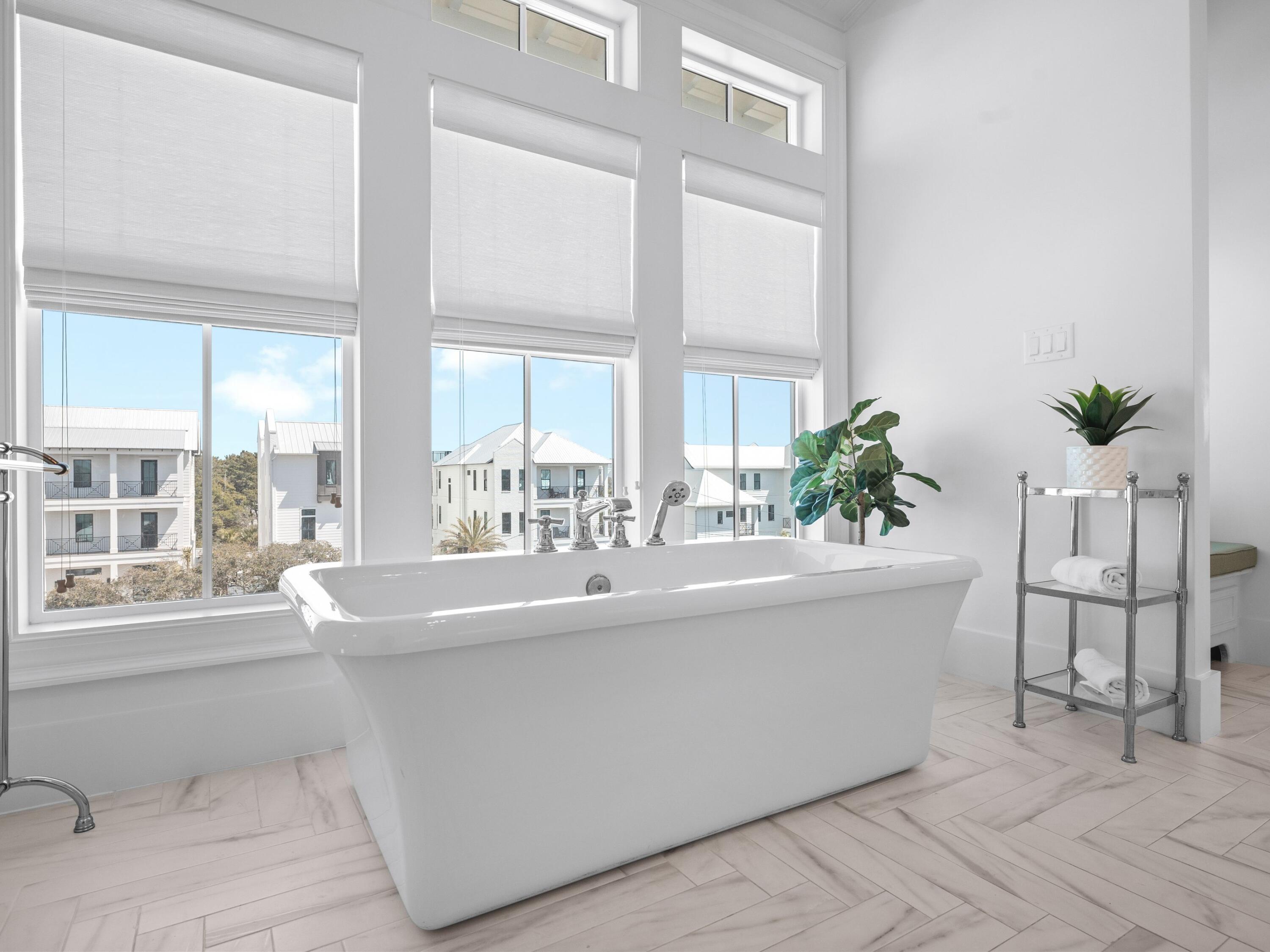 178 Pompano Street Inlet Beach, FL 32461 - Photo 30 of 49 a living room with a large window and furniture