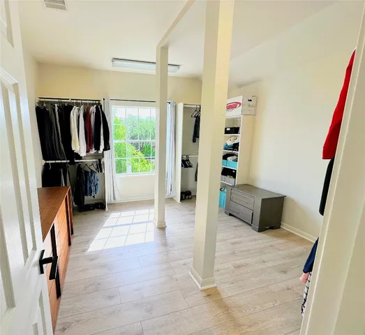 a view of an empty room with window