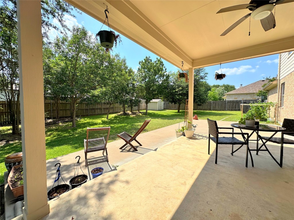 12504 Gun Metal Drive Austin, TX 78739 - Photo 39 of 40 swimming pool with a garden and outdoor seating
